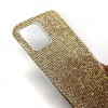 iPhone 12 Kristal Taşlı Bayan Telefon Kılıfı Altın