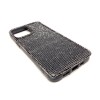 iPhone 13 Pro Max Swarovski Kristal Taşlı Bayan Siyah Telefon Kılıfı Siyah Taşlı