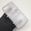 iPhone 7/8 Kristal Taşlı Bayan Telefon Kılıfı Gümüş