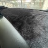 Yumuşak Tüylü Oto Torpido Bagaj Üstü Örtü Peluş Halı Siyah 150x40cm