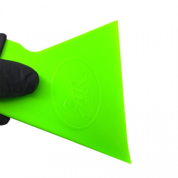 Saplı Ufak Köşelik Kenar Raglesi Cam Filmi Çekme Aparatı Yeşil Siyah