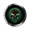 Punisher Damla Geçme Jant Göbeği Neon Yeşil 4'lü 55mm