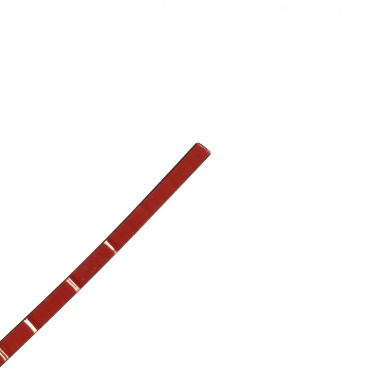 Nikelaj Tampon Panjur Şeridi Yapışkanlı 5mm 1 Metre Parlak Kırmızı