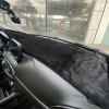 Yumuşak Tüylü Oto Torpido Bagaj Üstü Örtü Peluş Halı Siyah 150x40cm