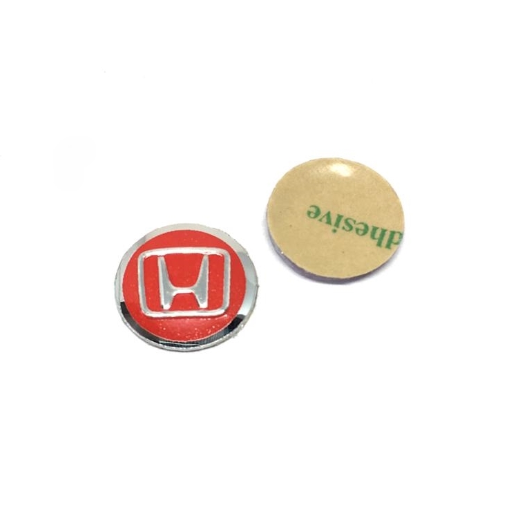 Honda Kırmızı Metal Oto Anahtar Logosu 14mm