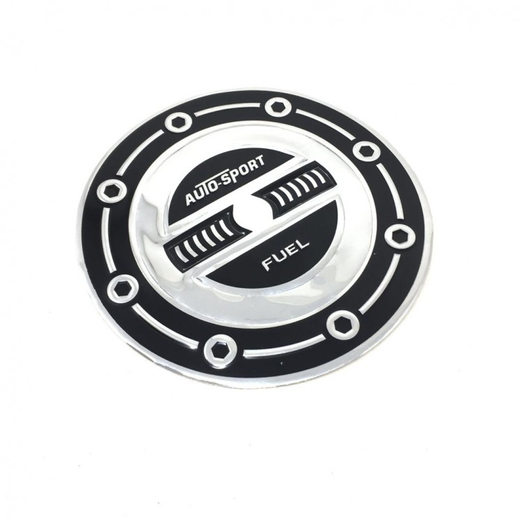 Auto Sport Depo Kapağı Alüminyum Sticker Etiket 14.5cm