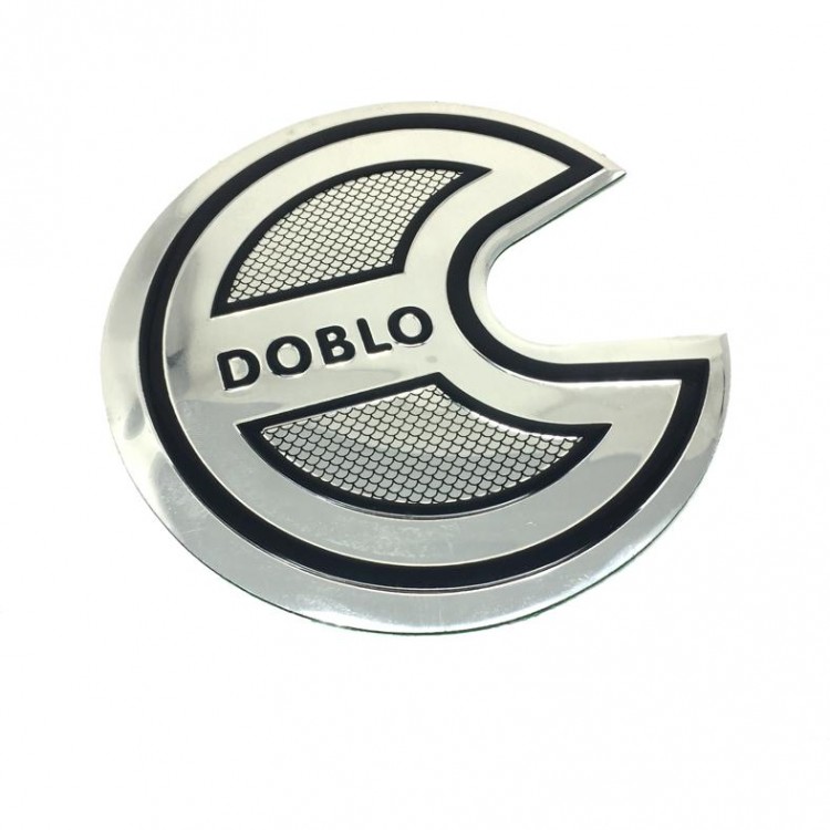 Fiat Doblo Yakıt Depo Kapağı Alüminyum Sticker Etiket 13.7cm