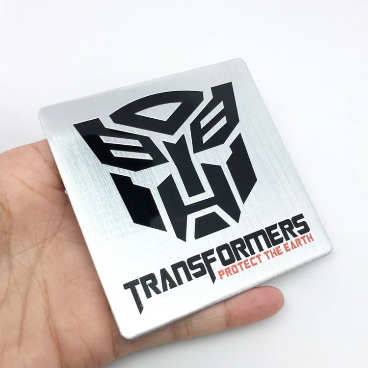 Transformers Optimus Prime Autobot Metal Kaput Bagaj Arması